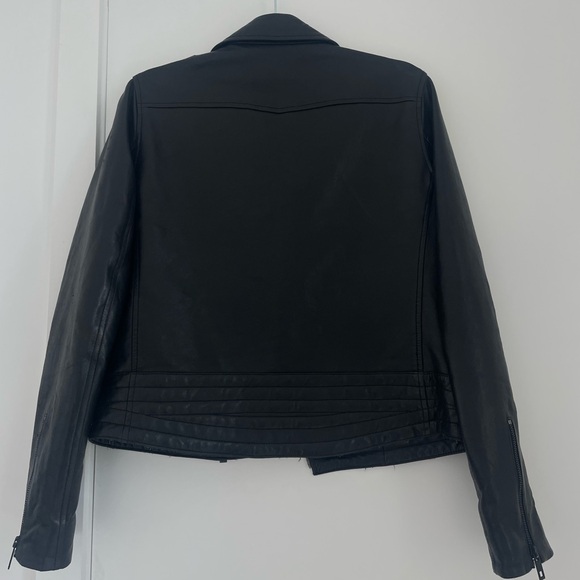 Rag and bone black leather jacket excellent condition - Picture 2 of 15